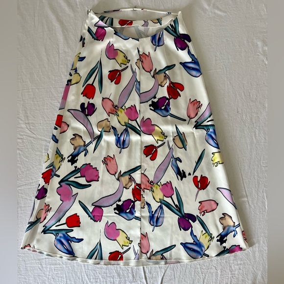 Rotate by Birger Christensen Printed Midi Skirt Size Small - Picture 3 of 4